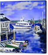 Plymouth Harbor Acrylic Print