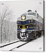 Polar Express Train Acrylic Print