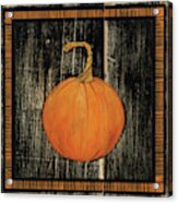 Polka Dot Pumpkin I Acrylic Print