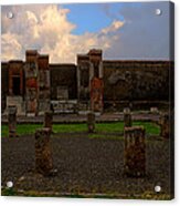 Pompei Rovine Monoliti Acrylic Print