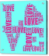 Pop Love 1 Acrylic Print