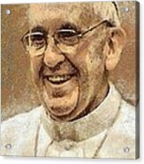 Pope Francis Acrylic Print