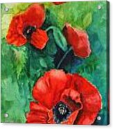 Poppies Ii Acrylic Print