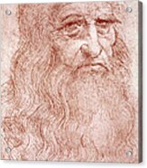Portrait Of A Bearded Man Acrylic Print