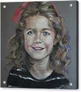 Portrait Of A Young Girl Acrylic Print
