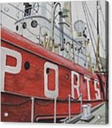 Portsmouth Lightship Acrylic Print