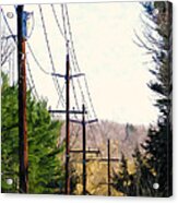 Power Lines Acrylic Print