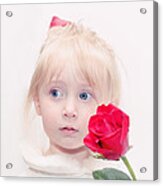 Precious Porcelain Princess Acrylic Print