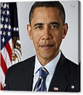 President Barack Obama Acrylic Print