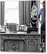 Barack Obama Acrylic Print
