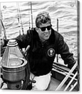 President John Kennedy Sailing Acrylic Print