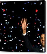 President Obama Holds Election Night Acrylic Print