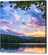 Price Lake Sunset Acrylic Print