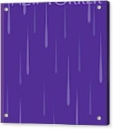 Purple Rain Acrylic Print