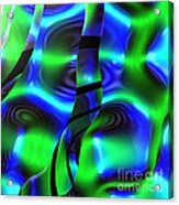 Psychedelic Streamers By Jammer Acrylic Print