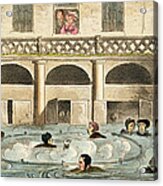 Public Bathing At Bath, Or Stewing Acrylic Print