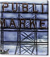 Public Fish Market Acrylic Print