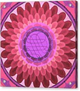 Purple Mandala Acrylic Print