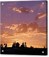 Purple Sky Acrylic Print