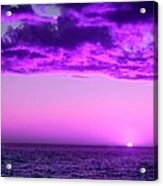 Purple Sunset Acrylic Print