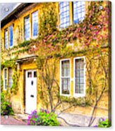 Quintessential English Village Cottage - Lacock Acrylic Print