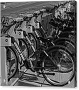 Rack Of Bicycles Nashville Acrylic Print