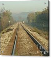 Railroad Tracks Acrylic Print