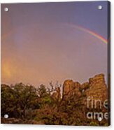 Rainbow At Chiricahua Acrylic Print