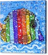 Rainbow Fish Acrylic Print