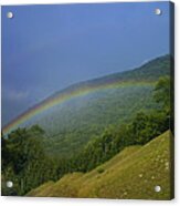 Rainbow Over Maggie Valley Acrylic Print