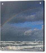 Rainbow Sea Acrylic Print