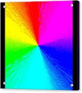 Rainbow Smudge Acrylic Print