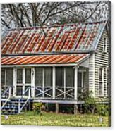 Raised Cottage With Tin Roof Acrylic Print