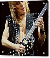 Randy Rhoads At The Cow Palace During Guitar Solo Acrylic Print