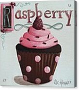 Raspberry Chocolate Cupcake Acrylic Print