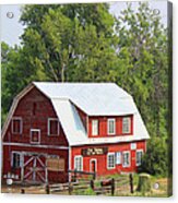 Red Barn Acrylic Print