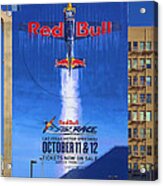 Red Bull On Olympic Acrylic Print