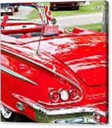 Red Chevrolet Classic Acrylic Print