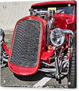 Red Ford Hot Rod Acrylic Print