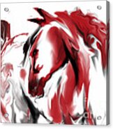 Red Horse Acrylic Print