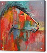 Red Horse Acrylic Print