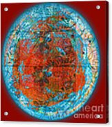 Red Plate Acrylic Print