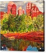 Red Rocks Acrylic Print