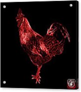 Red Rooster 3186 F Acrylic Print