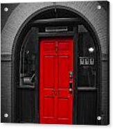 Behind The Red Door Acrylic Print