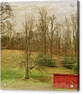 Red Shed Acrylic Print