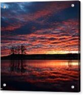 Red Sky At Dawn Acrylic Print