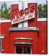 Reds Drive- In Acrylic Print