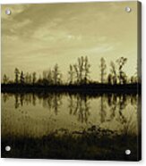 Reflection - Ankeny Wildlife Refuge Acrylic Print