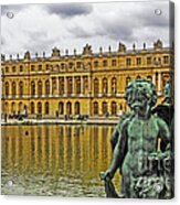Reflection Pool Of Versailles Acrylic Print